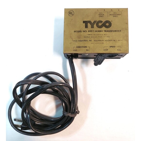 Tyco HO Electric Power Pack Train Hobby Transformer Model 899T AC/DC *Tested* - Picture 2 of 4